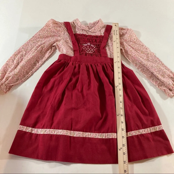 Vintage Polly Flinders Hand-smocked Dress. 6x - Picture 5 of 5